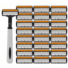 6-Layer Manual Razor Blade Beauty Tool With Trimmer, Replaceable Blades And Razor Holder, Personal Care And Gifts, 10 Occasions Perfect For Men's&Women's Grooming, Essential Tool For Daily Shaving - Multicolor - View 12