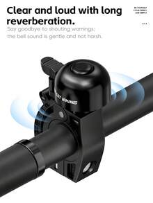 WEST BIKING Bicycle Bell Multi Functional Hook Aluminum Alloy Bell Suitable For 22.2-31.8mm Handlebars Convenient Cycling Equipment - Multicolor - View 6