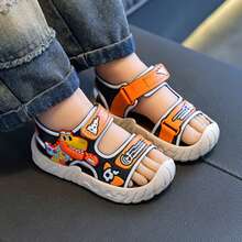 Cute Rhinestone Bow Open Toe Girls' Sandals, Breathable Beach Vacation Sandals - Camel - View 2