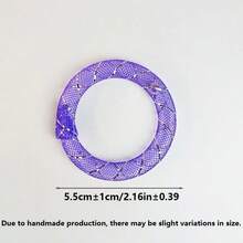4/7/10入 隨機色 貓咪玩具 網格管 貓咪自娛環 甜甜圈鈴鐺發聲 貓咪自娛 緩解無聊 幼貓逗弄玩具 - 查看 2