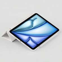 Strong Magnetic Adsorption Slim Tri-Fold Stand Protective Case Compatible With IPad Pro 13-Inch M5 M4 2026, Air 11 M2 10.9, Air 5th Gen 10th Gen 11th Gen A16 2025 M3 Air 13, Supports Pencil Pro And Pencil - Beige Y - View 7