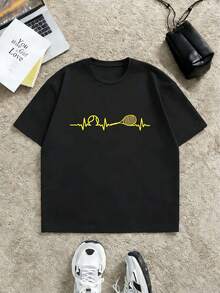 Men T-Shirts - Black - View 2
