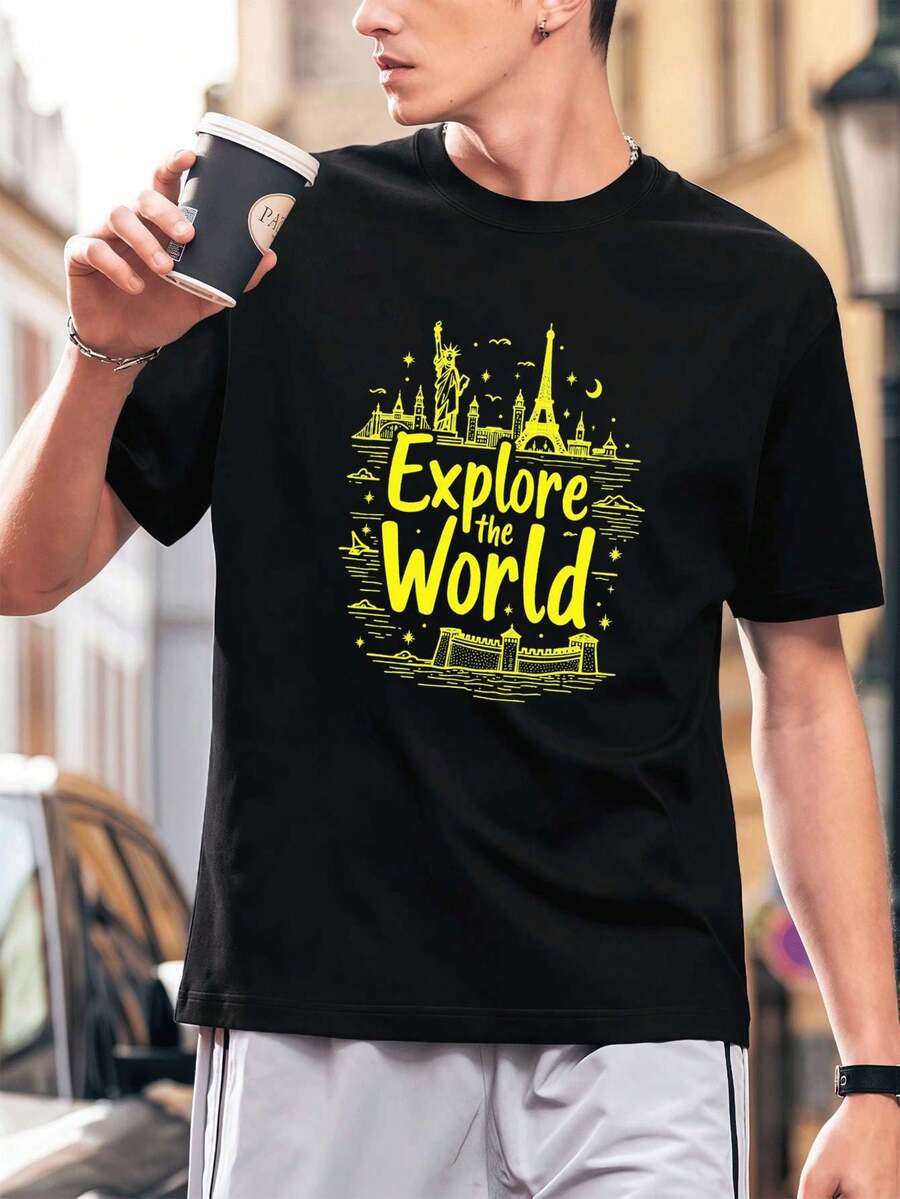 Men T-Shirts - Black - View 1