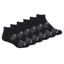 Saucony Paquete múltiple de calcetines de malla para - negro 6 pares - Ver 1