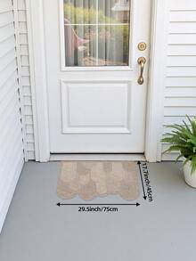 DAJIANG 1pc Pvc Doormat In Plant Pot Design With Silk Circle, Fresh Style, Mud Scraping, Easy To Clean, Doorway Mat Suitable For Restaurant, Outdoor Home Bathroom Decor Bath Rug Floor Carpet Outdoor Rug Door Mat Fall Decor Bathroom Accessories Back To School Entryway Decor - Multicolor - View 14