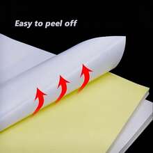 50 Sheets Of White Printable Self-Adhesive Paper 210x148mm, Suitable For Laser/Inkjet Printers, Very Suitable For Making Labels And Stickers For Cans, Bottles, Storage Boxes - A5 - View 3