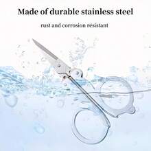 1pc/6pcs Portable Folding Stainless Steel Scissors - Durable, Portable, Suitable For Home, Office And Travel - Ideal Gift For Students And Travelers - Fold - View 6