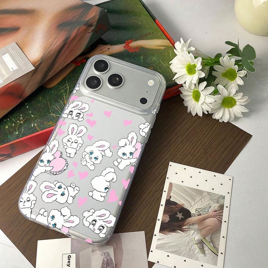 うさぎ ハート 可愛い デザインケース  11  プレゼント用・自分用両方に大活躍！   Air 感あふれるキュートスマホケース  13/15 Pro/13 pro/11 Pro/15 Pro Max/15 Plus/16 Pro/12 Pro/16/16 Pro Max/11 Pro Max/17 Pro Max/17 Pro/12 Pro Max/14 Plus/15/14/16 Plus/14 Pro Max/13 Pro Max/14 Pro/17/12 - クリア - チェックする 1