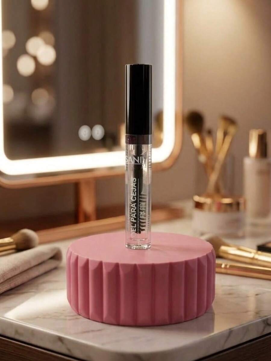 Gel Fijador de Cejas Transparente de Confección Refinada - Máscara Incolora de Acabado Natural y Larga Duración con Aplicador de Precisión Tipo Cepillo Cónico - Tratamiento Cosmético de Perfil Limpio Textura Tersa y Secado Rápido para Uso Diario y Oficina - Producto de Maquillaje de Alta Calidad - transparente - Ver 1