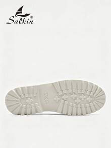 Salkin Minimalist Designer Men's Casual Shoes Authentic Brand Tassel Vintage Style Soft Solid Color Suede Upper Loafers For Men Affordable Luxury For Modern Living Comfortable Moccasin Preppy Student Shoes Thick Height-Increasing Sole Daily Walking Shoes Men Couple Dating Outing Versatile Party Banquet Social Shoes Holiday Gift Suitable For All Seasons - Beige - View 6