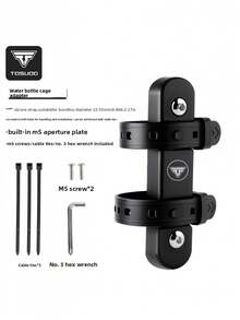 TOSUOD 1 Set Bicycle Water Bottle Cage Base Adapter Bracket, Suitable For Mountain Bike And Road Bike, Cycling Gear, Cycling Gift, Ideal Choice For Cycling - Multicolor - View 3