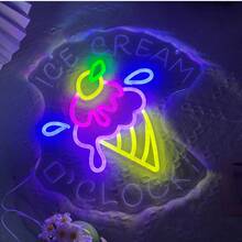 1個 LED 霓虹燈爆米花與蘇打杯 - 電影之夜主題氛圍燈，USB供電牆面裝飾燈，適用於家庭劇院、遊戲室與酒吧，復古電影靈感招牌，適合電影愛好者與派對裝飾 - 多色光 - 查看 12