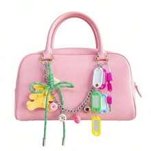 QTMY - Llavero con dije para bolsa de Bogg, accesorios, cartera, mochila Handbang, 238, Rosado, Talla única - como en la imagen - Ver 9
