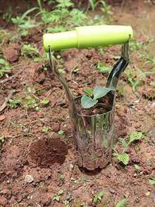 1 Set Of Essential Gardening Tools: Transplanter, Seeder, Hole Puncher, And Handheld Bulb Planter For Planting Vegetables, Flowers, Seeds, And Bulbs - Seeder - View 8