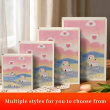 1pc 6-Inch 200-Sheet Photo Album, Insert-Style Family Photo Collection, Large Capacity Photo Storage Book, Family And Student Photos, Winter Christmas Valentine's Day New Year Gift - 1PC - View 2