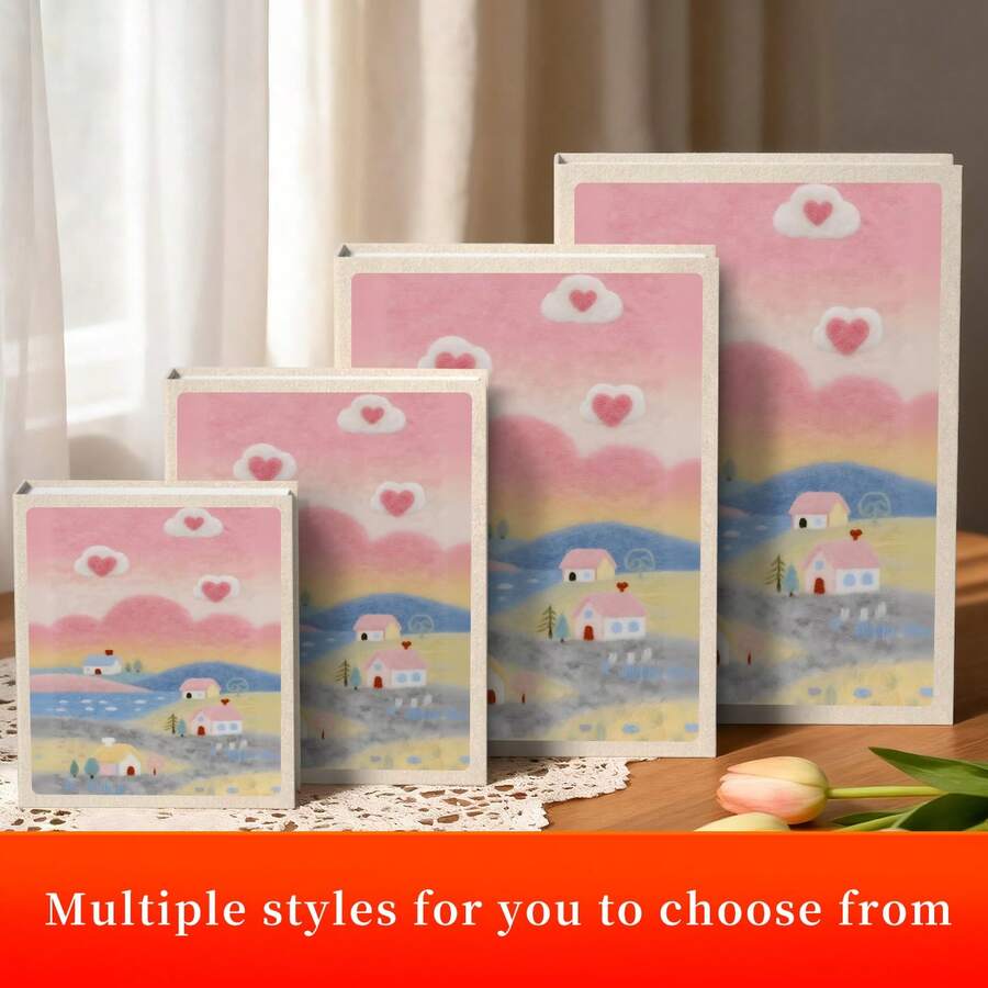 1pc 6-Inch 200-Sheet Photo Album, Insert-Style Family Photo Collection, Large Capacity Photo Storage Book, Family And Student Photos, Winter Christmas Valentine's Day New Year Gift