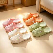 Nuevas chinelas de suela blanda antideslizante y huecas, moda casual cómoda - Blanco - Ver 1