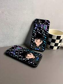 Tema triste de Sad Boyz en negro, azul y moradofunda de teléfono Fundas compatibles con ,Apple,VIVO,OPPO,,, y Honor.Fabricadas en silicona TPU,ofrecen protección contra golpes y caídas. - Negro - Ver 7