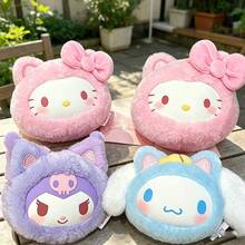 Miniso Kotak Kemasan Silikon Earphone Seri Kucing Lucu Karakter Sanrio, Desain Kostum Kucing yang Menggemaskan, Praktis untuk Menyimpan Earphone dan Menggantung di Tas, Koleksi Praktis untuk Penggemar Sanrio (Pengiriman 1 Buah Secara Acak) - MultiWarna - View 2
