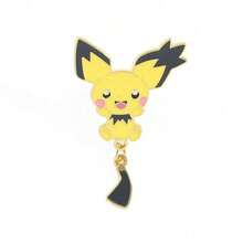 pokemon 寶可夢 1/9 件組卡通精靈胸針套裝 可愛胖丁 皮丘 琺瑯別針 背包衣物飾品金屬徽章配件禮物 - 均碼 - 查看 19