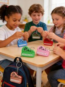 15pcs Mini Children's Pianos,Keychains, Backpack Charms, And Decorative Toys,Piano Finger Games That Help Develop Children's Intelligence And Imagination,Educational Toys, Birthday Gifts, Gift Bag Fillers, Party Favors, Back To School - Multicolor - View 11