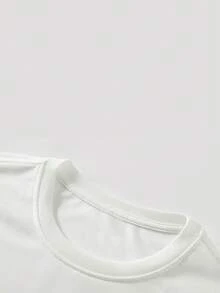 Camiseta de Moda para Hombre con Estampado - Blanco - Ver 3