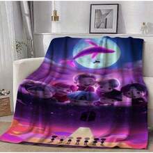 Manta TinyTAN  Gradiente Rosa-Morado Logo - Morado - Ver 1
