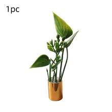 1件 1:12 比例迷你植物盆栽裝飾品，娃娃屋 1:12 比例 OB11 娃娃屋花卉裝飾，汽車儀表板裝飾品，逼真植物裝飾品，娃娃屋裝飾品，微縮場景攝影道具，迷你植物綠植盆栽迷你模型 1:12 比例娃娃屋 OB11 BJD 遊戲場景 - 5款掌葉 - 查看 16