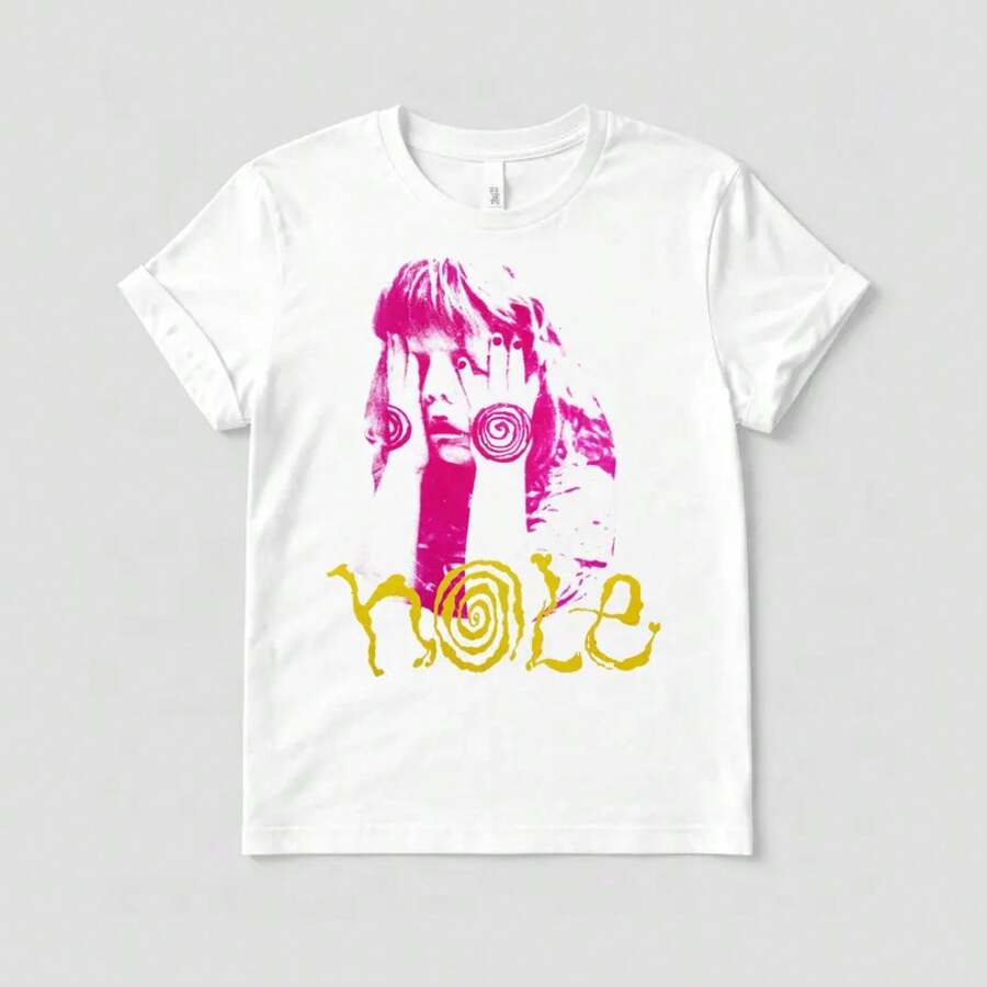 Camiseta con agujero - Blanco - Ver 1