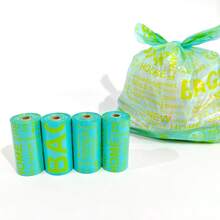 12 rollos de bolsas a prueba de fugas para excrementos de perro, diseño de huellas de patas, bolsas de plástico duraderas para desechos de mascotas, adecuadas para limpieza de mascotas y uso al aire libre, regalo perfecto de Navidad, bolsas de alta calidad para la eliminación de excrementos de perro - A - Ver 6