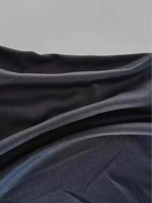 Camiseta Deportiva de Malla Transpirable con Estampado de Doble Cara para Hombre - Camiseta de Fitness que Absorbe la Humedad, Adecuada para Todas las Temporadas, Correr, Fitness y Uso Casua - Negro - Ver 4