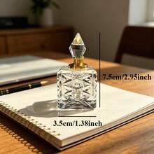 Portable Refillable Empty Perfume Bottle With Dropper. Clear Glass Essential Oil Container For Women. Refill Scent Pump Case For Traveling And Outgoing. Perfect For Daily Storage, Home Vanity Decor, Birthday, Mother'S Day And Anniversary Gifts - 1PC - View 6