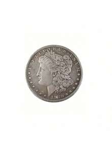 1pc Vintage Embossed Various Years American Statue Of Liberty 40mm Silver Commemorative Coin, Random Delivery - Multicolor - View 16
