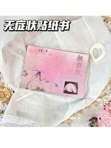Kawaii Japanese Retro Magazine Cut Film Sticker Book Material Anime Characters Cute Sticker Book DIY Decorative Collage Gifts - Pink - View 6