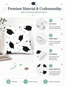 Pink Floral Stripe Pillow Cover –- French Country Cushion Cover, Shabby Chic Throw Pillow, Vintage Cottagecore Dé-Cor - 白色 - 查看 4