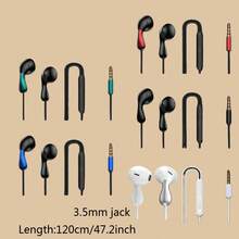 Hochwertige Audioqualität & klare Anrufqualität Kabel-Ohrhörer - leicht, knitterfrei, mit 3,5 mm/Typ-C-Anschluss und Lautstärkeregelung - ideal für Gamer und als Geschenk - Grün - Übersicht 27