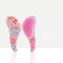Unicorn Design Baby Massage Comb, Anti-Static, High Quality For Hair Cutting - Krem - View 1