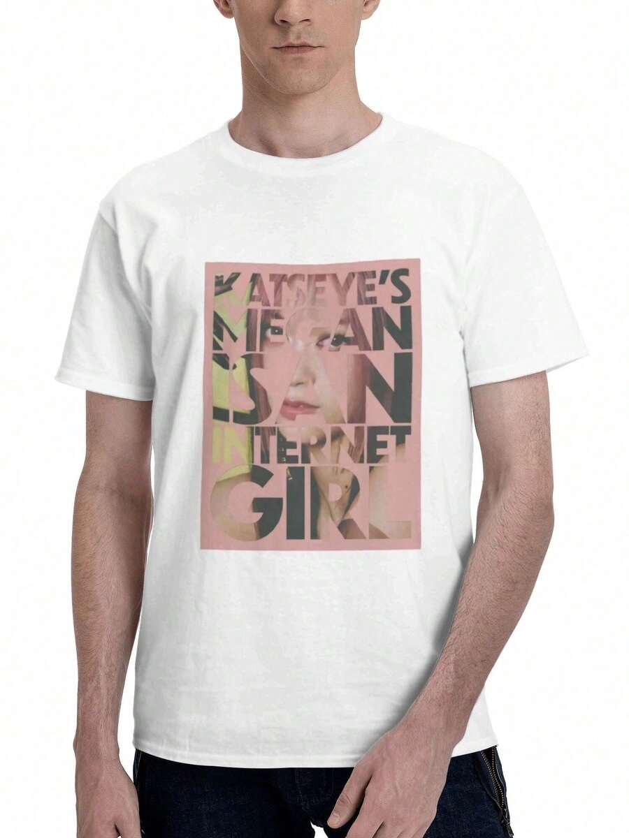 Camiseta Gráfica Unisex KATSEYE "Internet Girl" con Diseño de Ventana de Navegador Y2K, Estampado de Fandom K-Pop, Camiseta Casual de Manga Corta Ideal como regalo, esta camiseta estampada e - Blanco - Ver 1