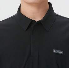 Columbia Summer New Style Sports Running Fitness Training Comfortable Breathable Casual Men's Short Sleeve POLO Shirt - Black - View 4