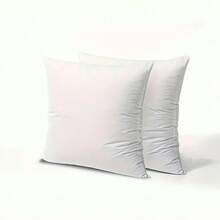 1 pieza/4 piezas Insertos de almohada de alta calidad, múltiples tamaños, adecuados para cama, sofá, cojín de soporte para dormitorio - Blanco - Ver 1