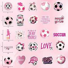 50 Cute Cartoon Basketball And Soccer Football Stickers, Candy Color Stickers, Diary/Journal Decor Stickers, School Office Supplies Stickers, Phone Case And Luggage Stickers,.Suitable For Boys And Girls Aged 14 And Up. - Multicolor - View 4
