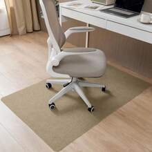 チェアマット 床保護マット デスクチェアマット 120x90cm フロアマット HOSUR 椅子 マット 厚み4mm カーペットタイプ 滑り止め加工 床傷防止シートパッド フローリングマット セルフ粘着 騒音対策 床暖房対応 ベージュ - 写真のように - チェックする 8