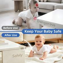 48pcs Baby Corner Protector Stickers, Transparent Corner Guards, Prevent Baby Scratching Furniture Edges, Super Strong Adhesive, Suitable For Furniture And Sharp Edge Protection - Multicolor - View 3