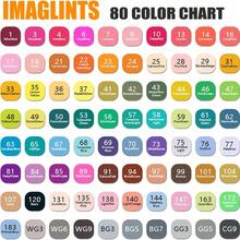 80pcs Double-Ended Mixed Media Marker Set, Permanent Art Sketching Pens With Mixer, Medium Point Type, For Painting, Drawing, Coloring, Sketching - Multiple Styles - View 6