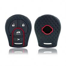 Remote 4 Buttons Car Key Silicone Case Cover Shell For Maxima Versa Altima Sentra Tiida Armada X-Trail - black - View 3