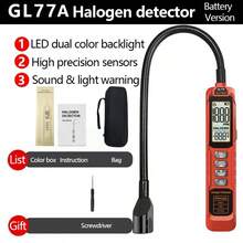 ZL77A GL77A Halogen Refrigerant Leak Detector, High Sensitivity Freon Detector, Suitable For HVAC, Automotive Air Conditioning And Cold Storage, 0-1000PPM Range, 3s Fast Detection, Compatible With R134a R410a R22 R1234FY - 彩色 - 查看 10