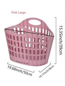 1/2 Pcs Modern Foldable Laundry Basket - Portable Wall-Mounted Detachable Multi-Function Space-Saving Dirty Clothes Storage Rack, Two Sizes Available, Durable PP Square Laundry Basket, Home And Bathroom Storage, Collapsible Laundry Basket. - Multicolor - View 14