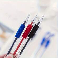 50件套中性筆圓珠筆組合，學校用品黑藍紅圓珠筆，0.5mm可愛圓珠筆學生學校辦公文具，含10支筆與40支替芯，返校季 - 多色 - 查看 8