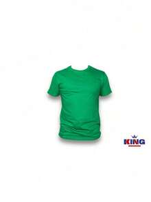 Original HPC POLO T-Shirt With Round Neck And Short Sleeves – Themed Graphic Design "HPC: Retro Typography Houston" – 100% Cotton - 綠色 - 查看 3