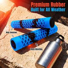 1 Pair 138mm Ultra Soft Gel Handlebar Grips - Universal Fit For Bicycle, Mountain Bike And Scooter - Non-Slip And Comfortable - Multicolor - View 4